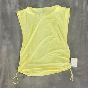 FP Movement by Free People Sunny Yellow Muscle Tee - NWT XS
